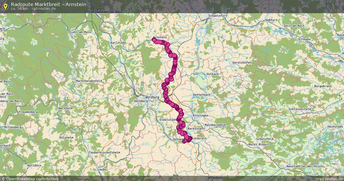 Radtour Marktbreit – Arnstein