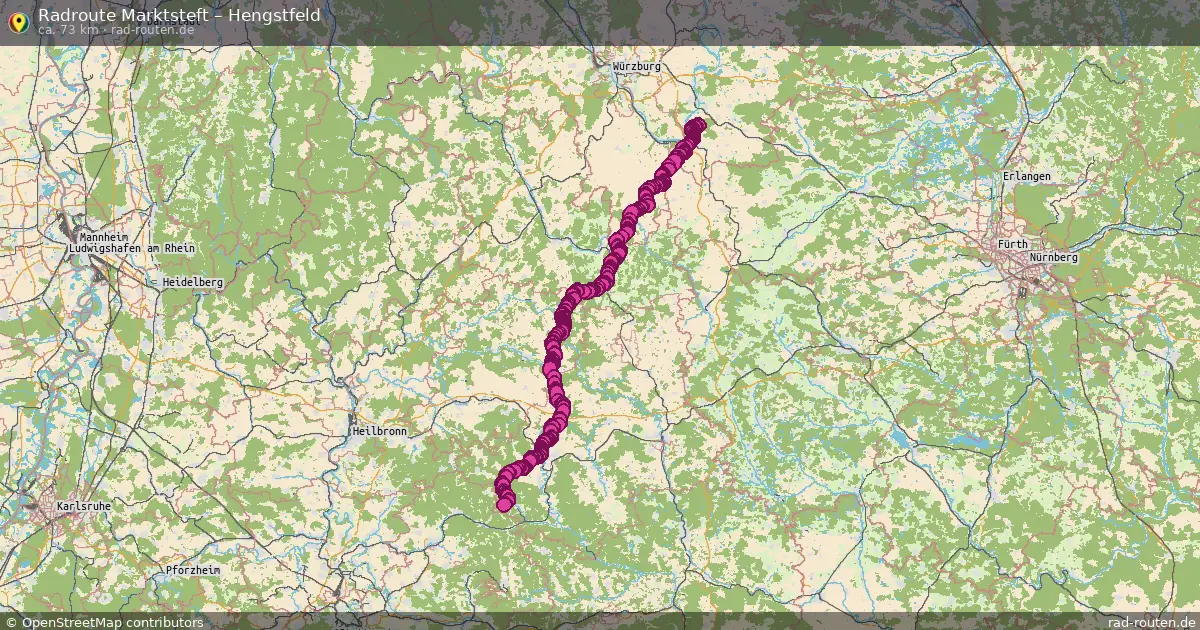 Radtour Marktsteft – Hengstfeld