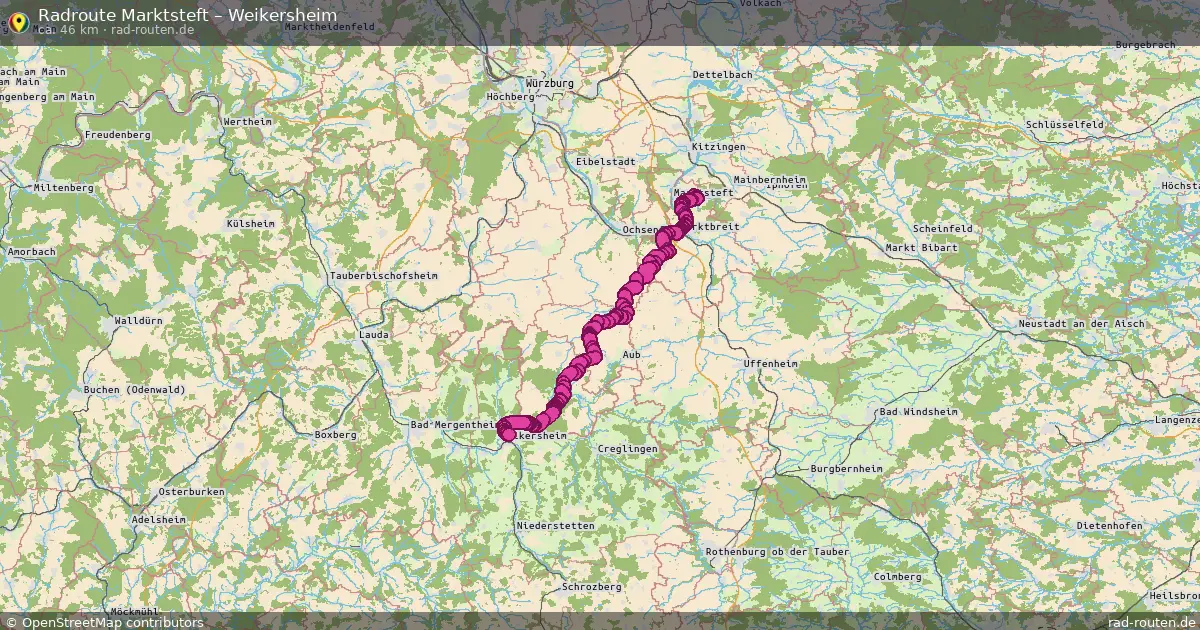 Radtour Marktsteft – Weikersheim