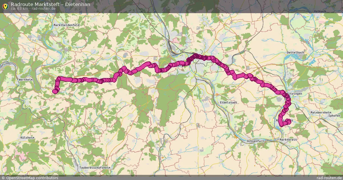 Radtour Marktsteft – Dietenhan