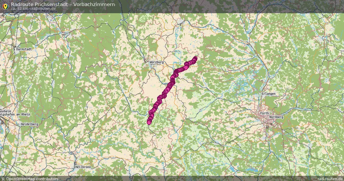 Radtour Prichsenstadt – Vorbachzimmern