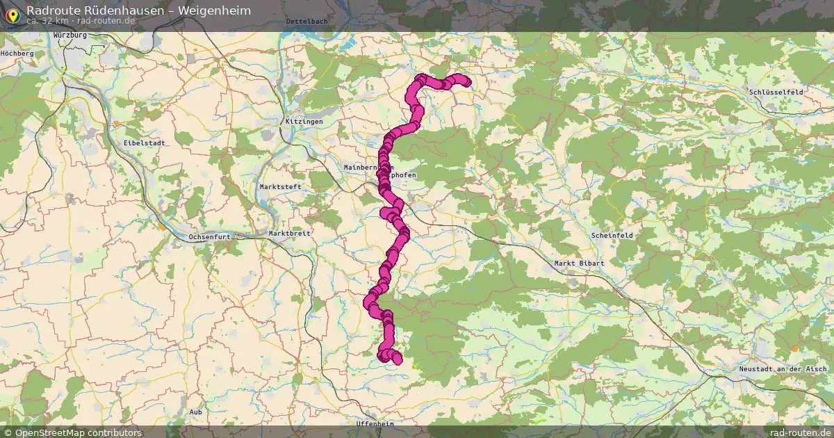 Radtour Rüdenhausen – Weigenheim