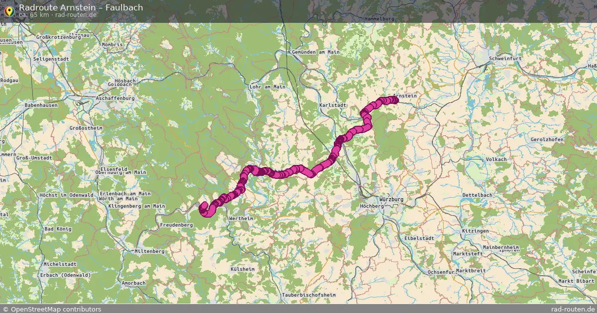 Radtour Arnstein – Faulbach
