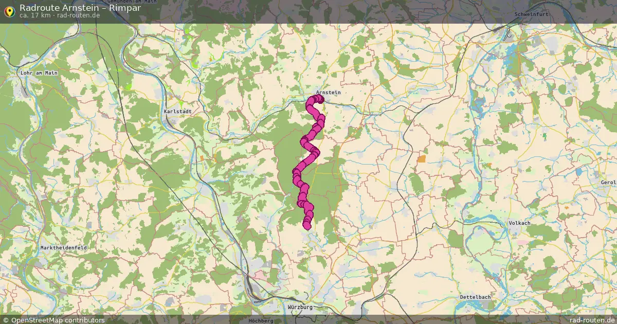 Radtour Arnstein – Rimpar