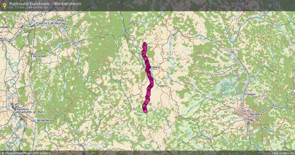 Radtour Halsheim – Weikersheim