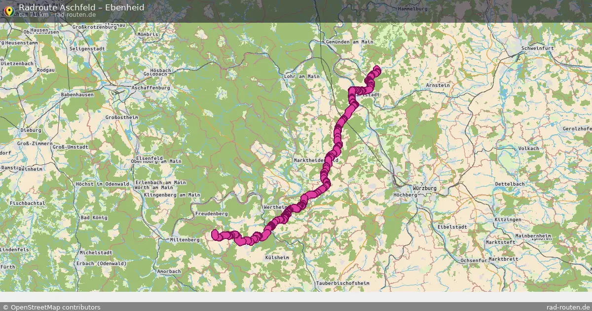 Radtour Aschfeld – Ebenheid