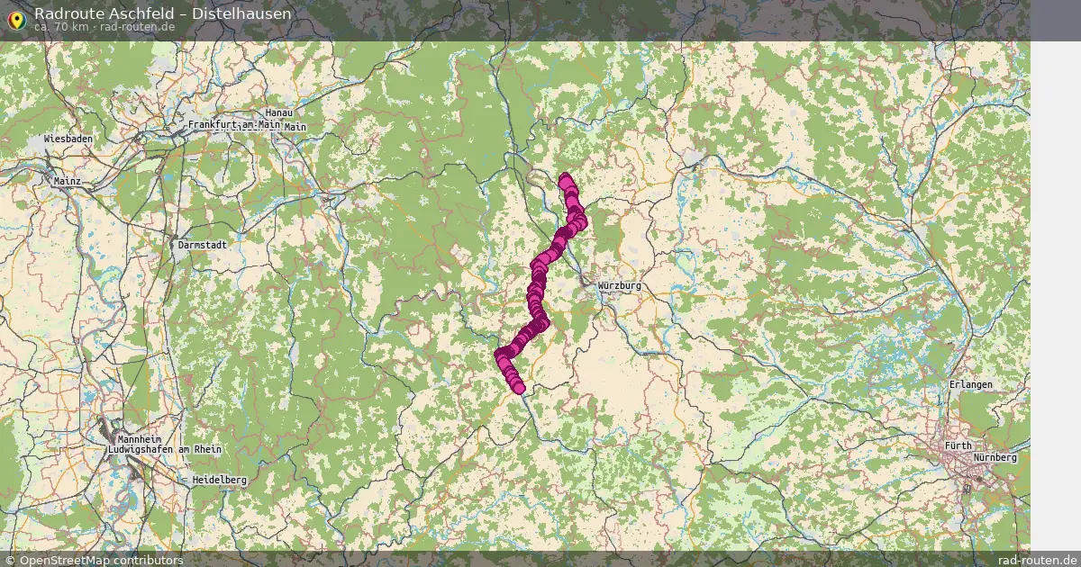 Radtour Aschfeld – Distelhausen