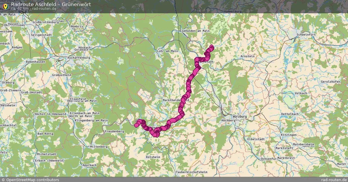 Radtour Aschfeld – Grünenwört