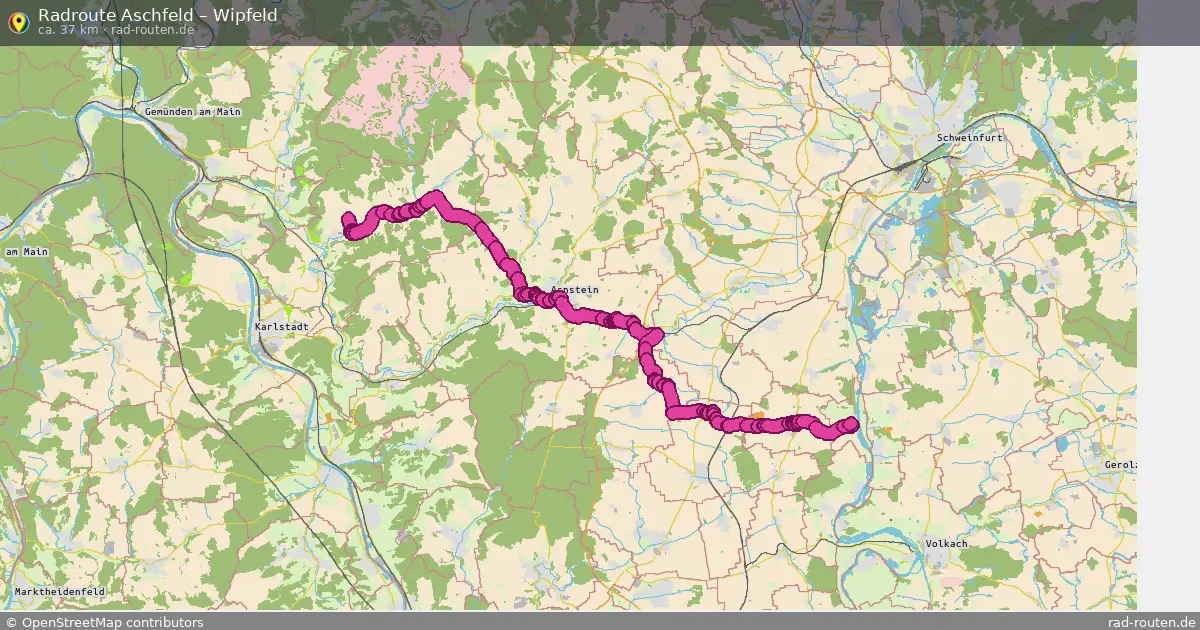 Radtour Aschfeld – Wipfeld