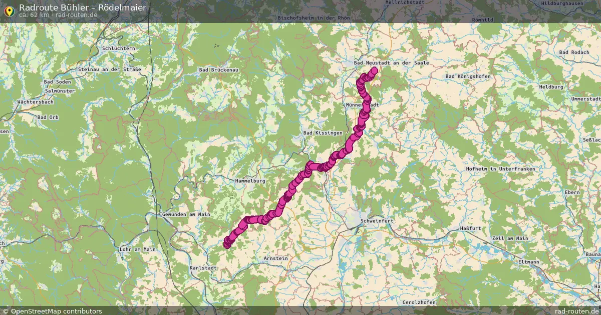 Radtour Bühler – Rödelmaier