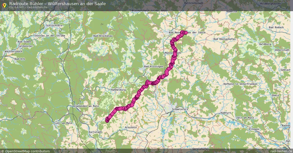 Radtour Bühler – Wülfershausen An Der Saale