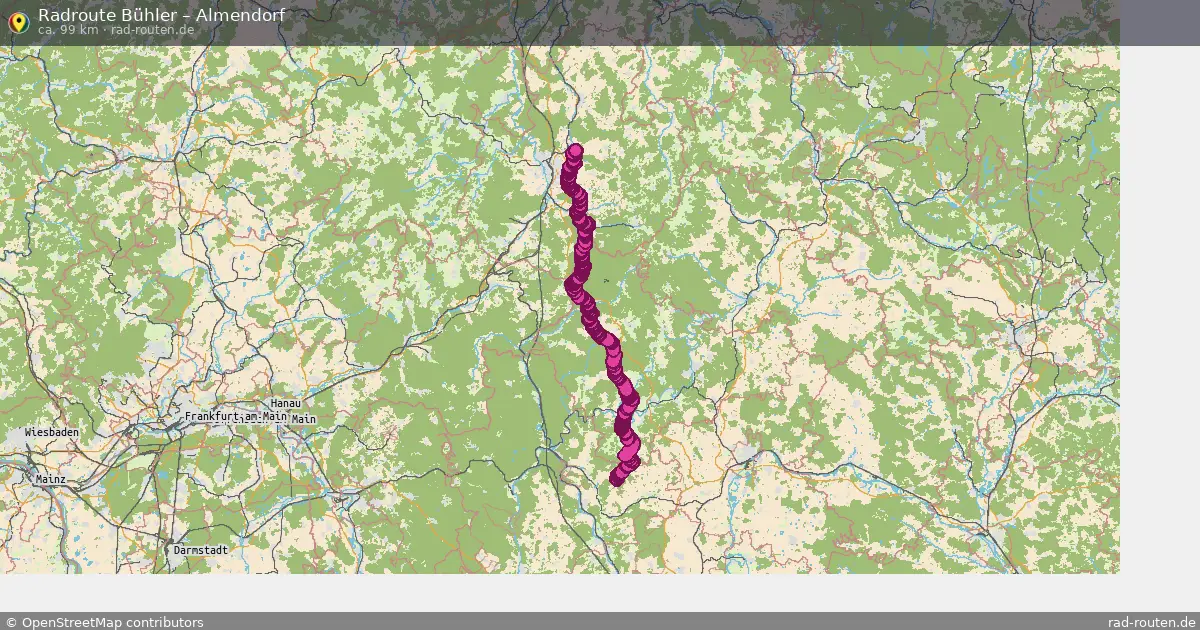 Radtour Bühler – Almendorf