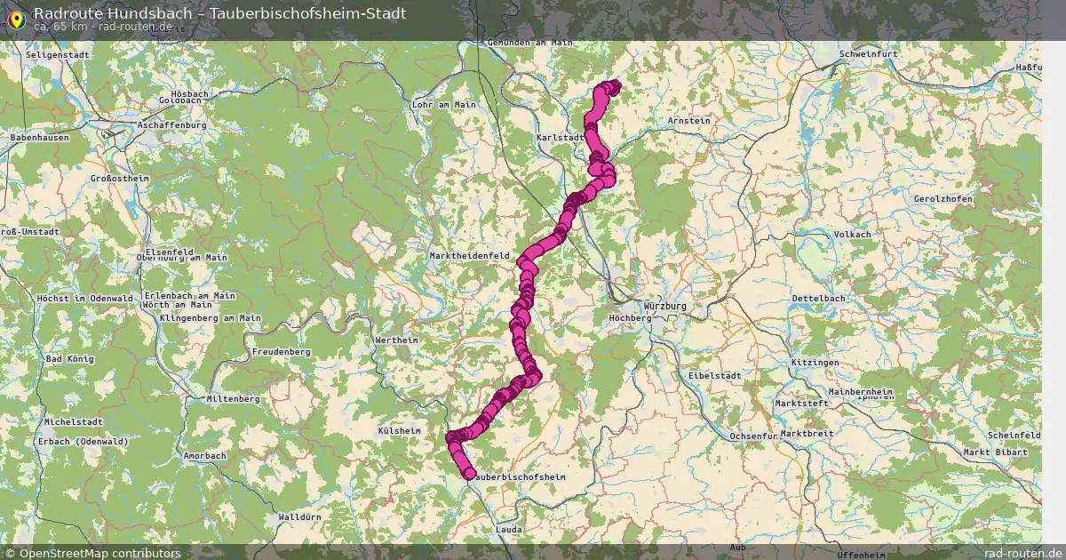 Radtour Hundsbach – Tauberbischofsheim-Stadt