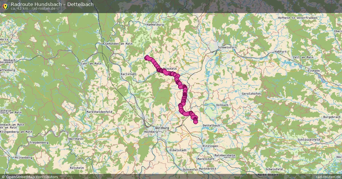 Radtour Hundsbach – Dettelbach
