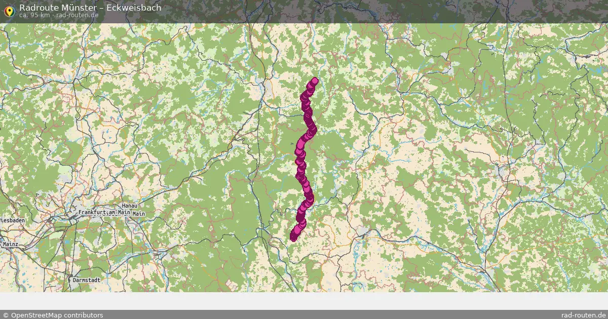Radtour Münster – Eckweisbach