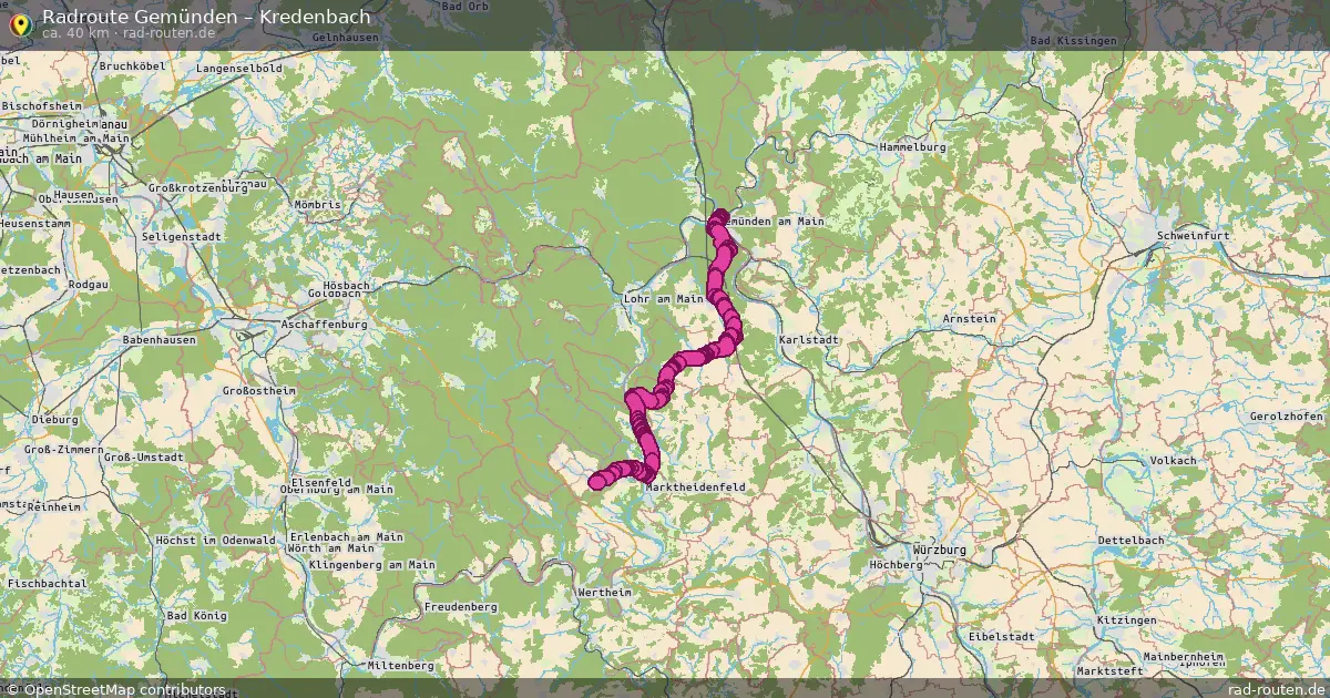 Radtour Gemünden – Kredenbach
