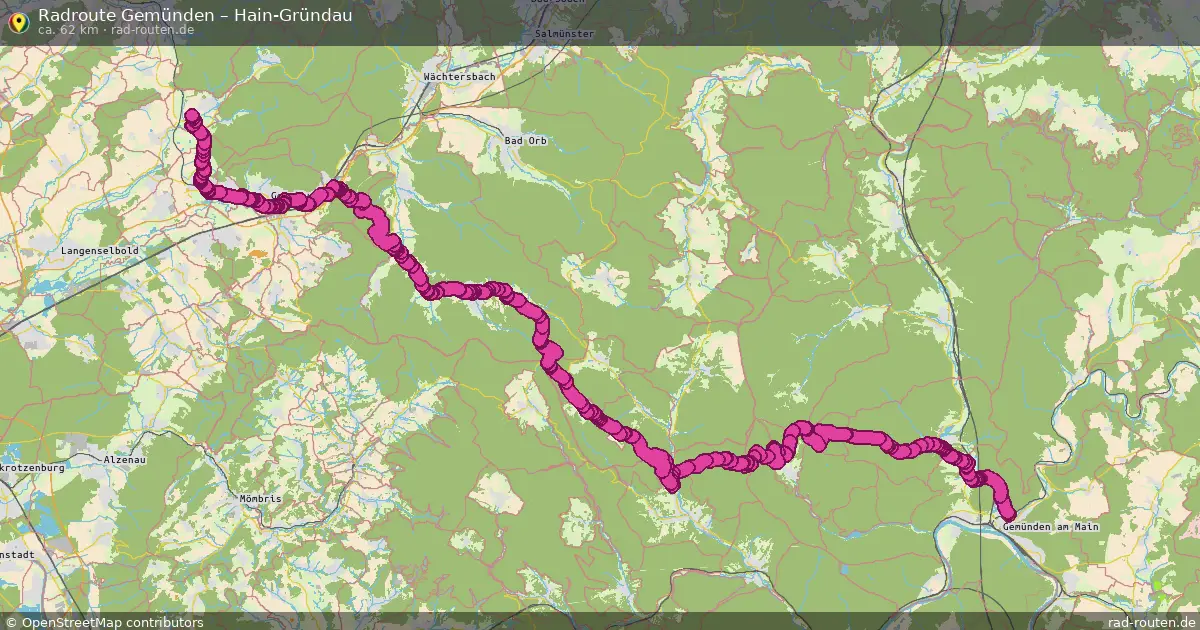 Radtour Gemünden – Hain-Gründau