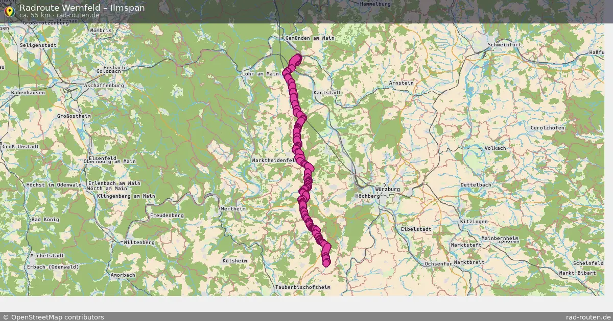 Radtour Wernfeld – Ilmspan