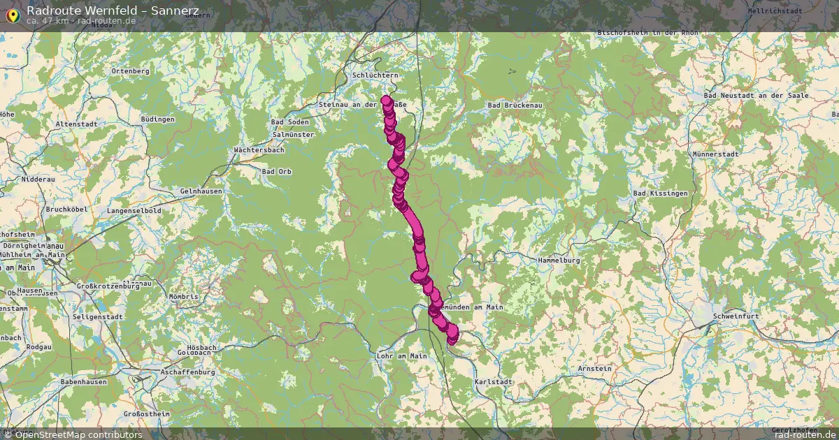 Radtour Wernfeld – Sannerz
