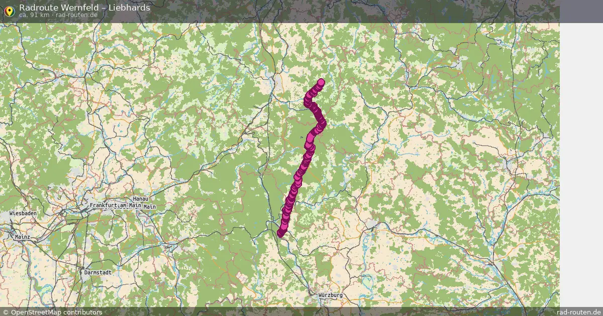 Radtour Wernfeld – Liebhards