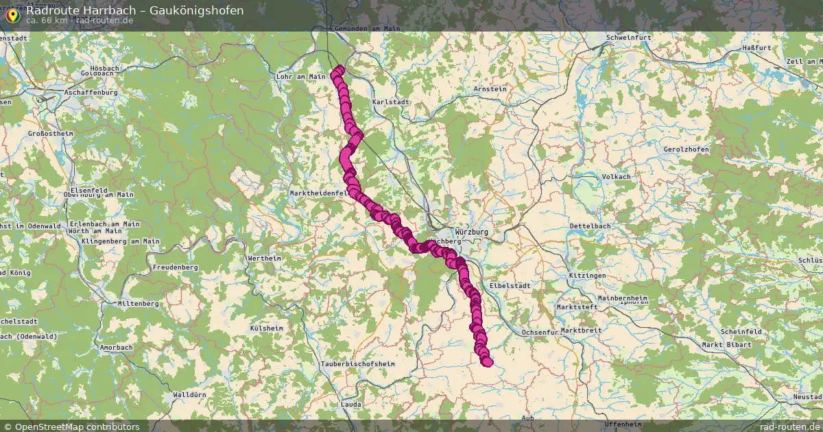 Radtour Harrbach – Gaukönigshofen