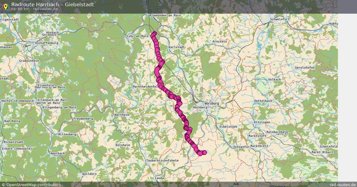 Radtour Harrbach – Giebelstadt