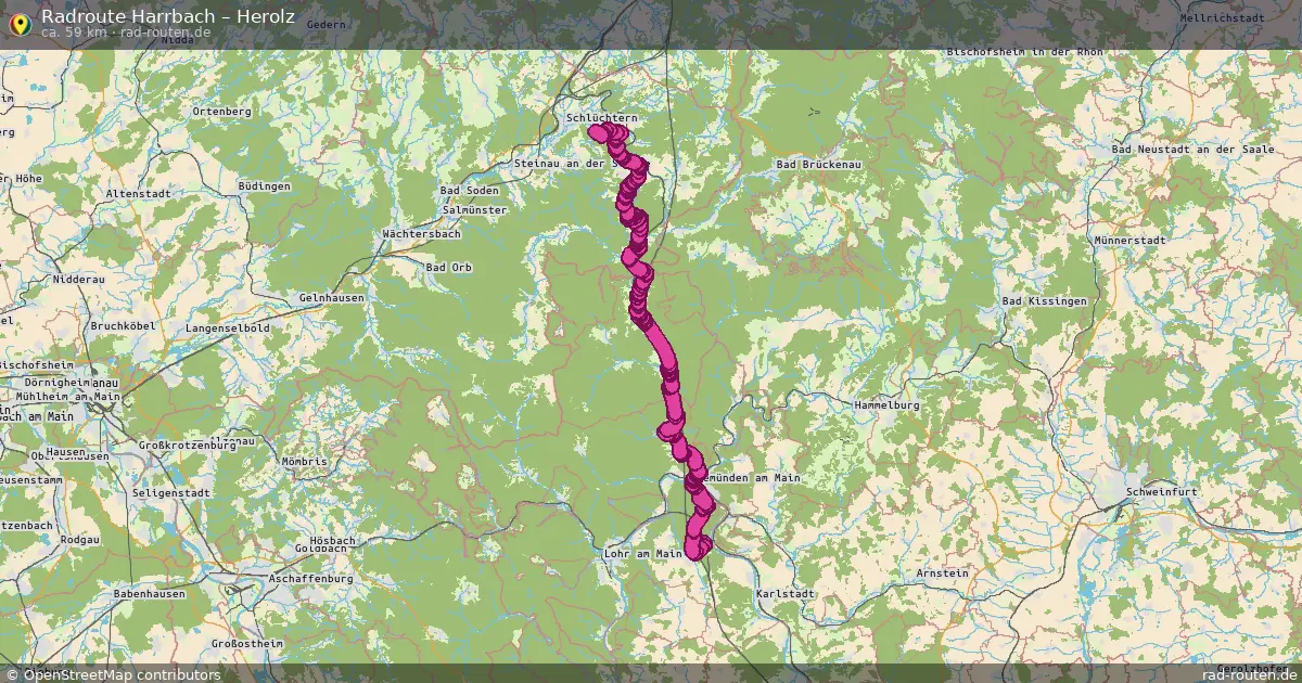 Radtour Harrbach – Herolz