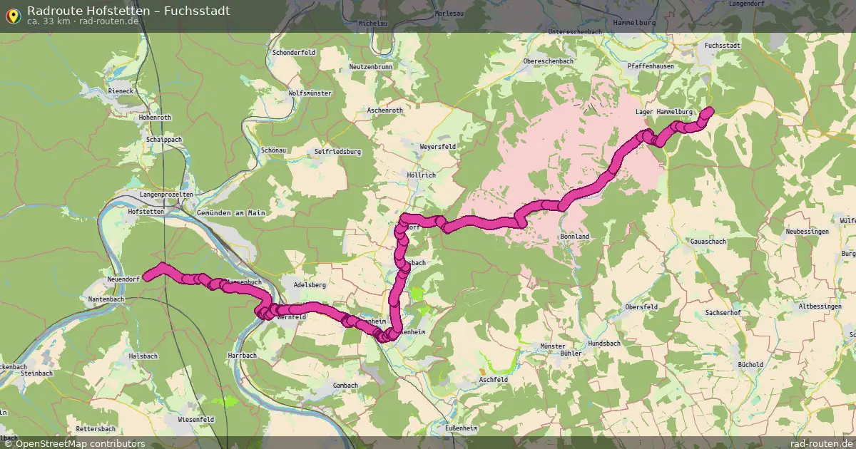 Radtour Hofstetten – Fuchsstadt
