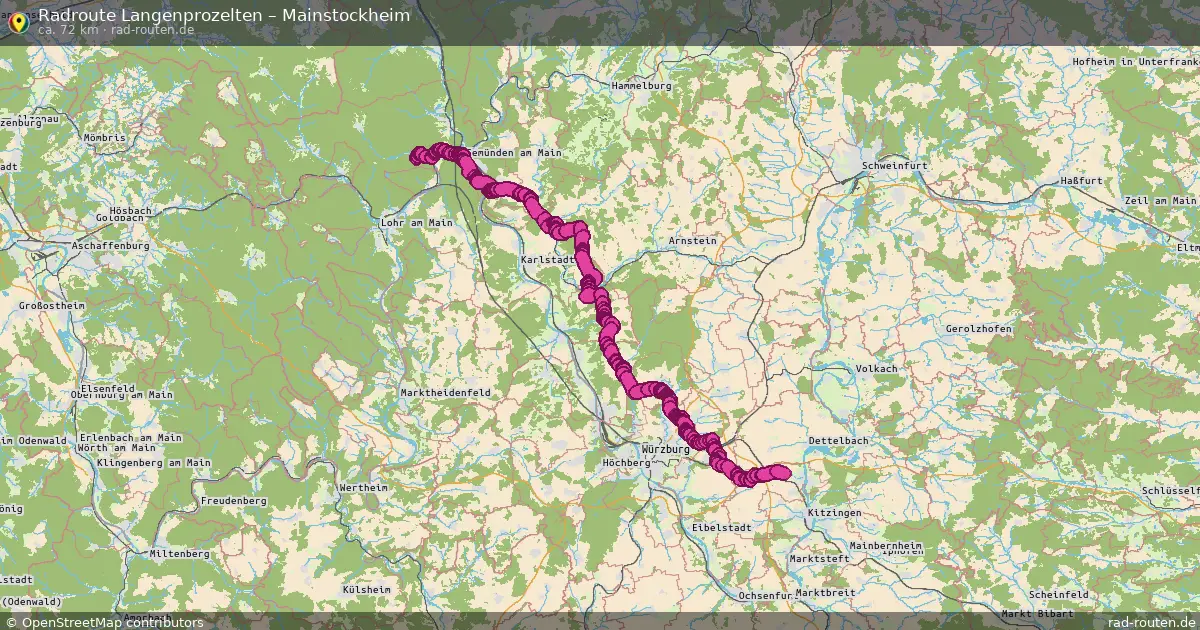 Radtour Langenprozelten – Mainstockheim