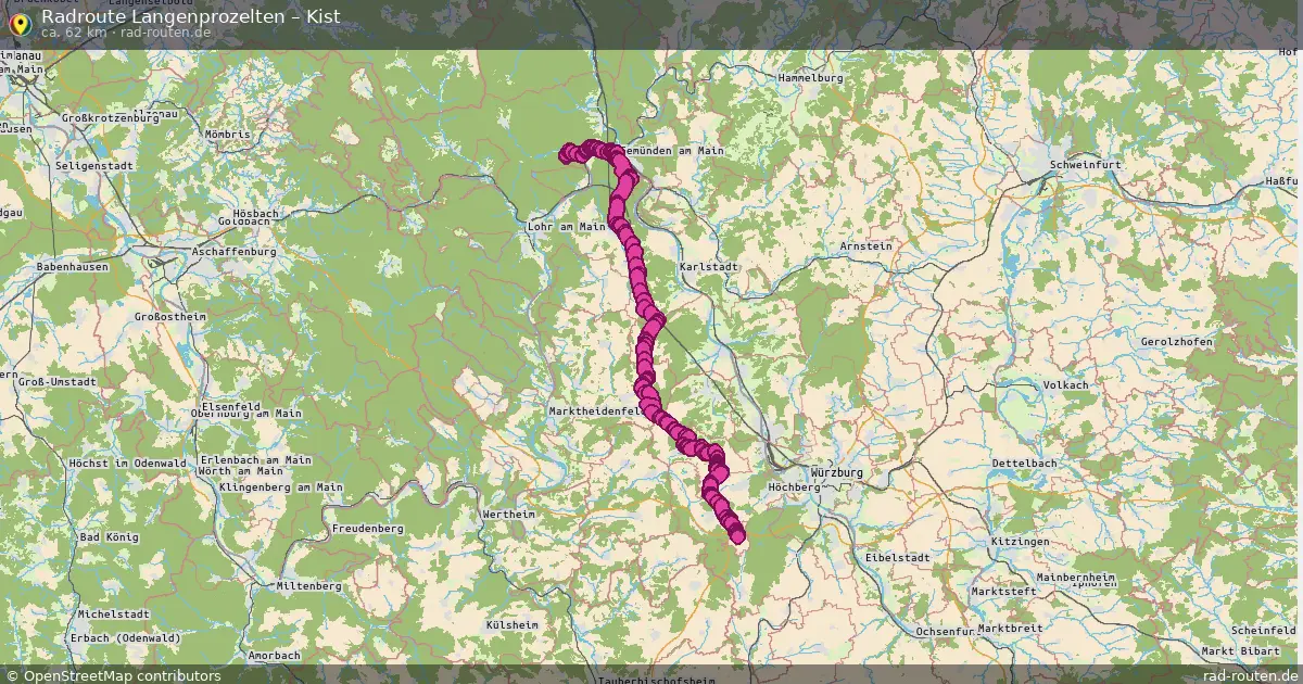 Radtour Langenprozelten – Kist