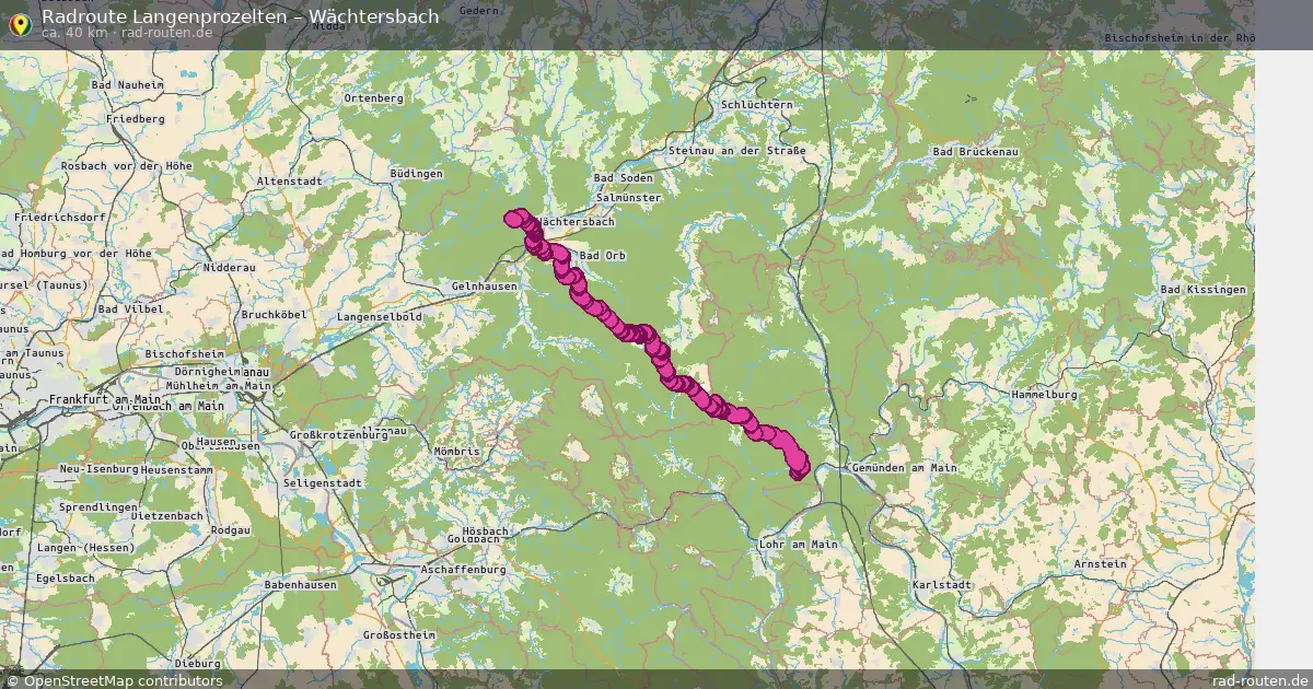 Radtour Langenprozelten – Wächtersbach