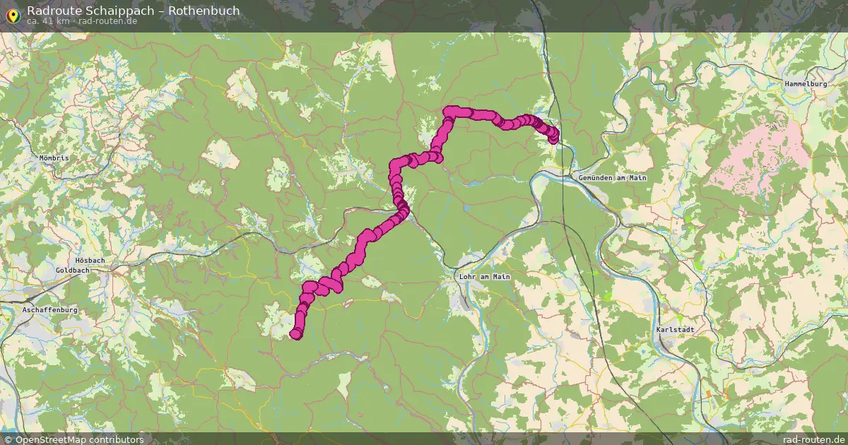 Radtour Schaippach – Rothenbuch