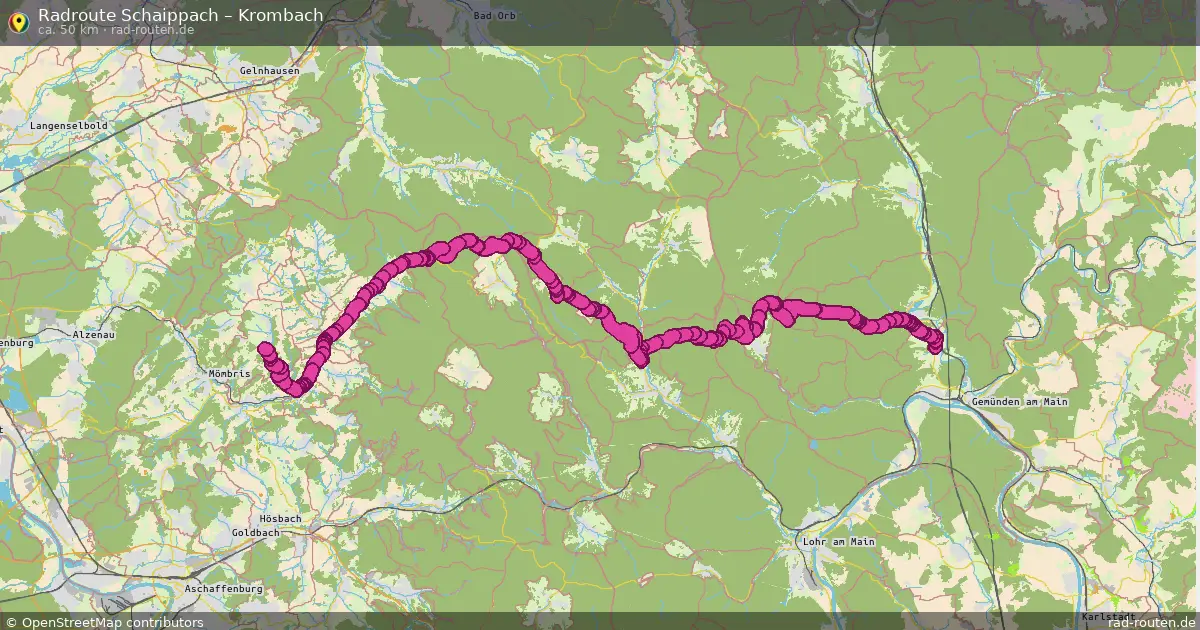 Radtour Schaippach – Krombach