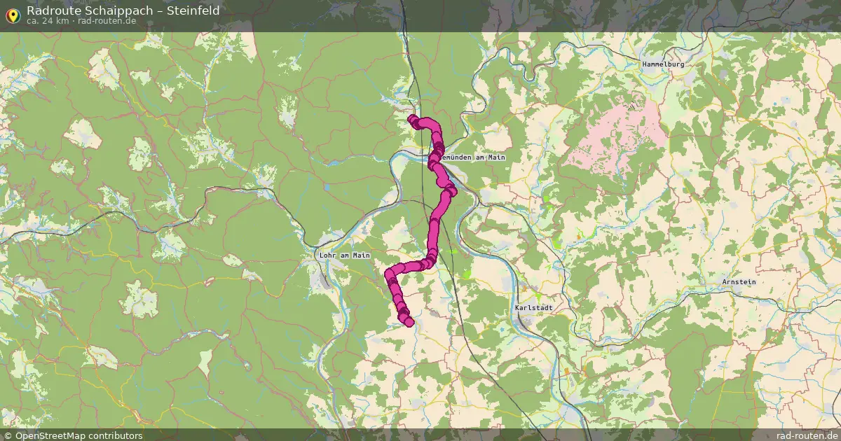 Radtour Schaippach – Steinfeld