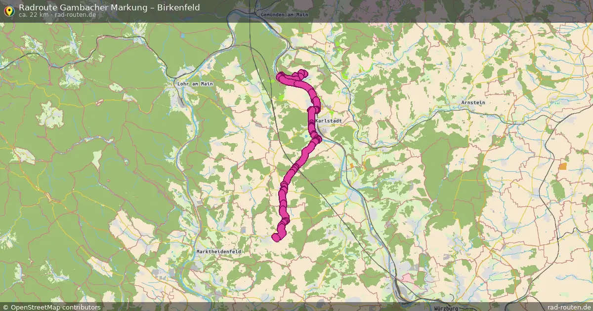 Radtour Gambacher Markung – Birkenfeld