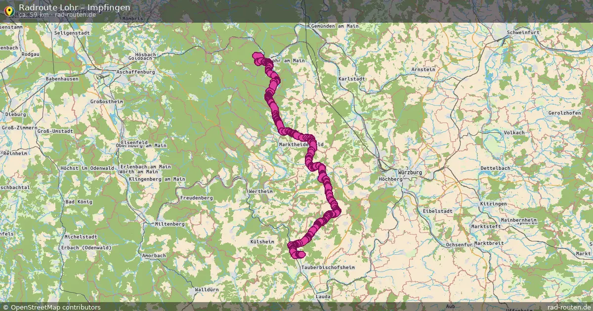 Radtour Lohr – Impfingen