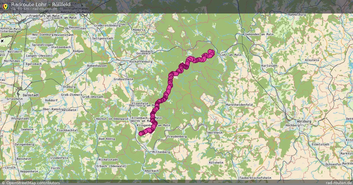 Radtour Lohr – Röllfeld