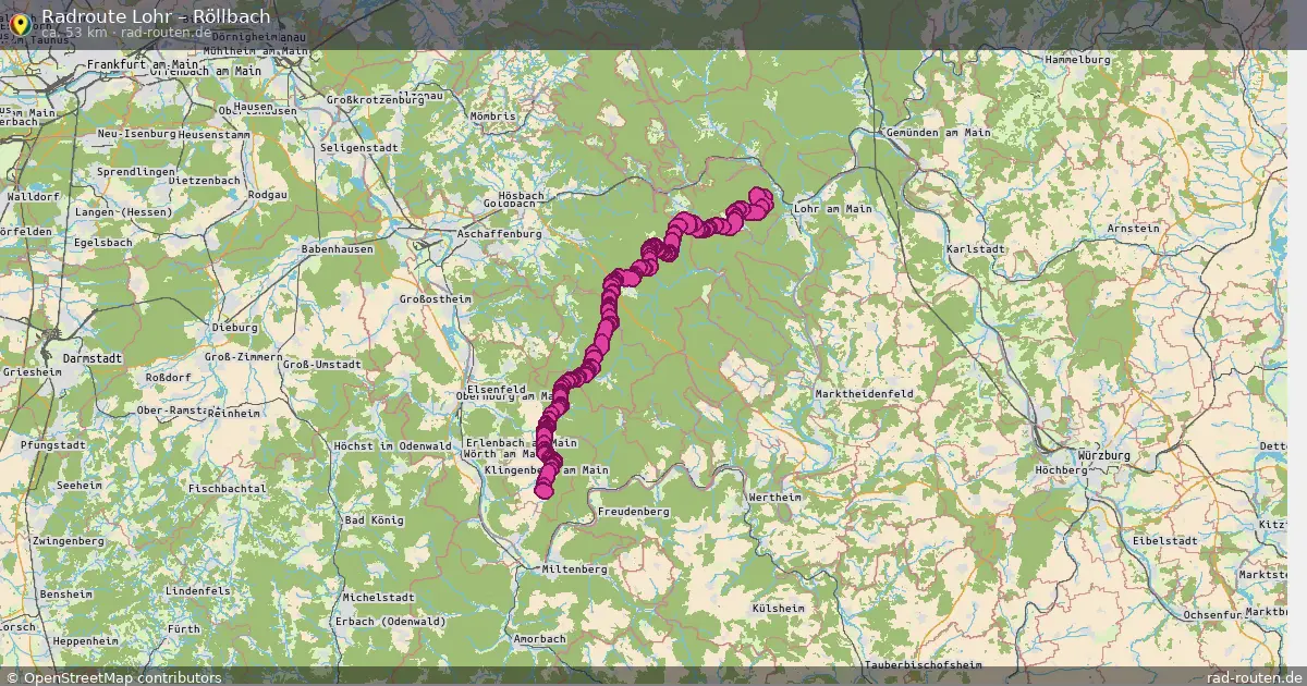Radtour Lohr – Röllbach