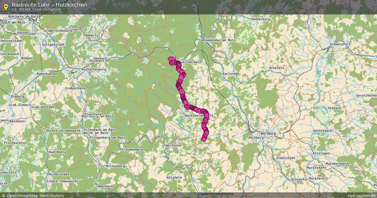 Radtour Lohr – Holzkirchen
