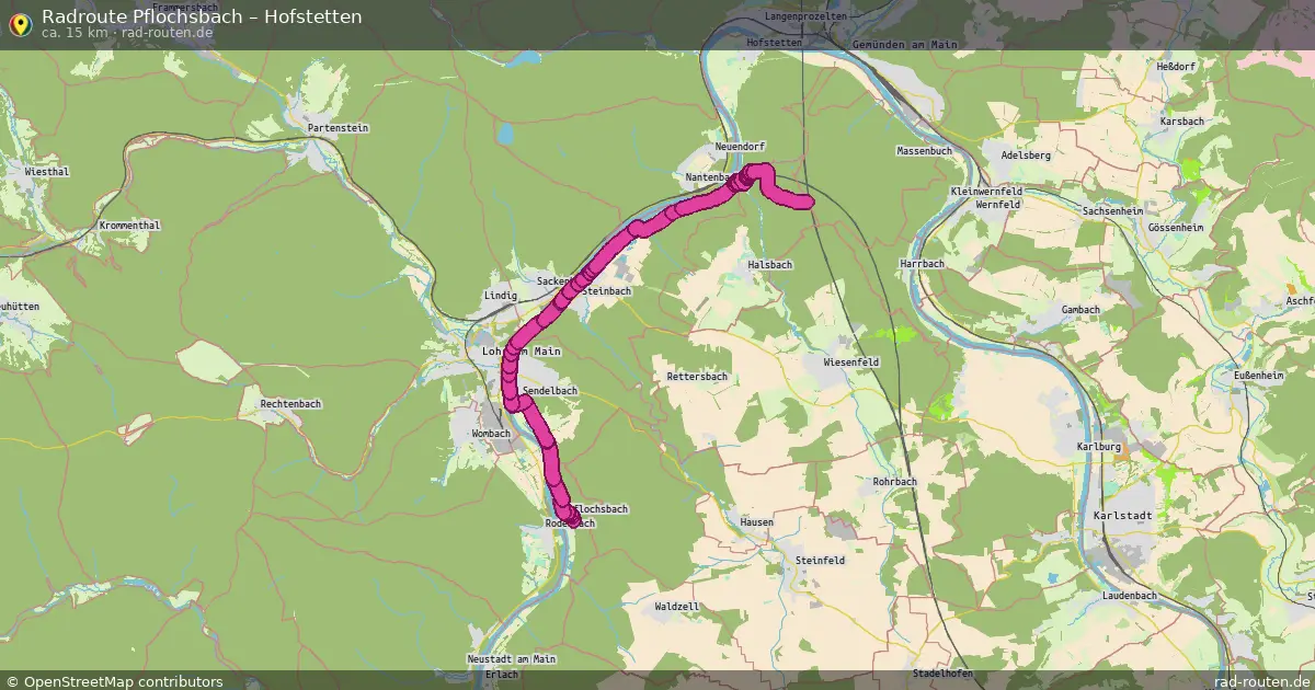 Radtour Pflochsbach – Hofstetten