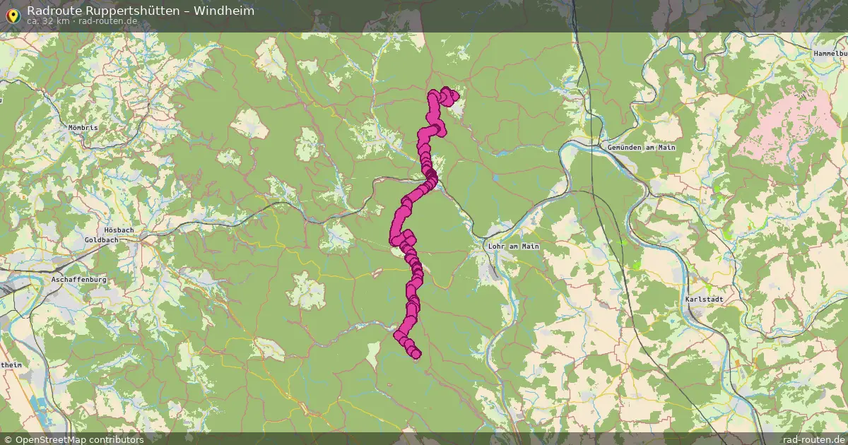 Radtour Ruppertshütten – Windheim