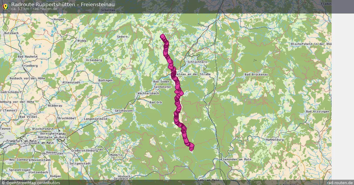 Radtour Ruppertshütten – Freiensteinau