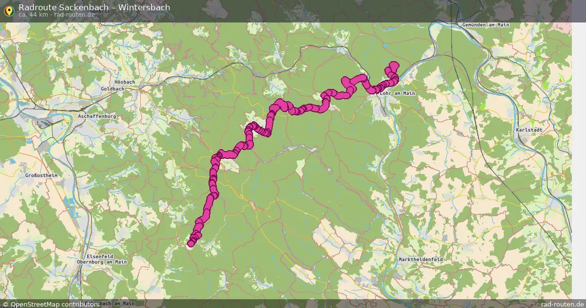 Radtour Sackenbach – Wintersbach