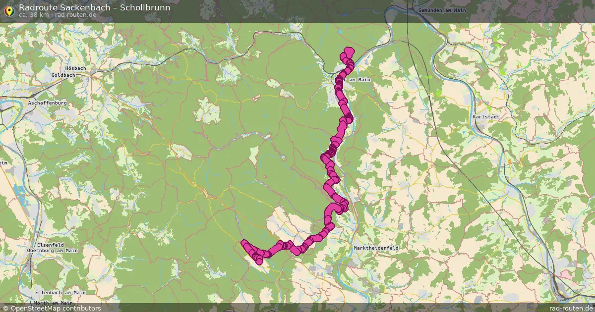 Radtour Sackenbach – Schollbrunn