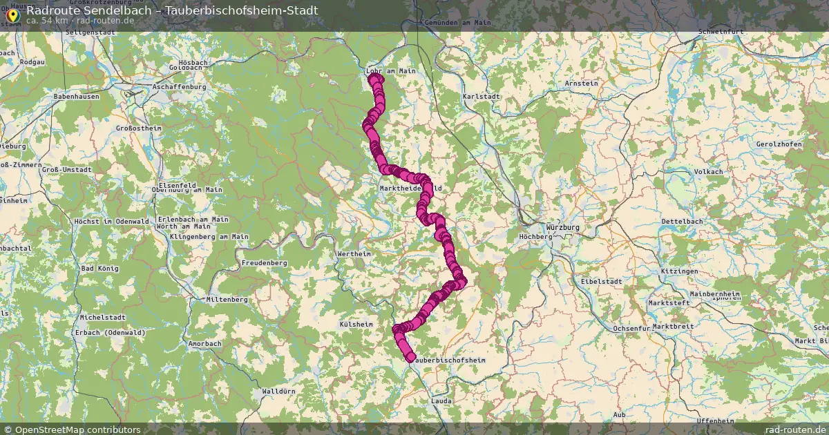 Radtour Sendelbach – Tauberbischofsheim-Stadt