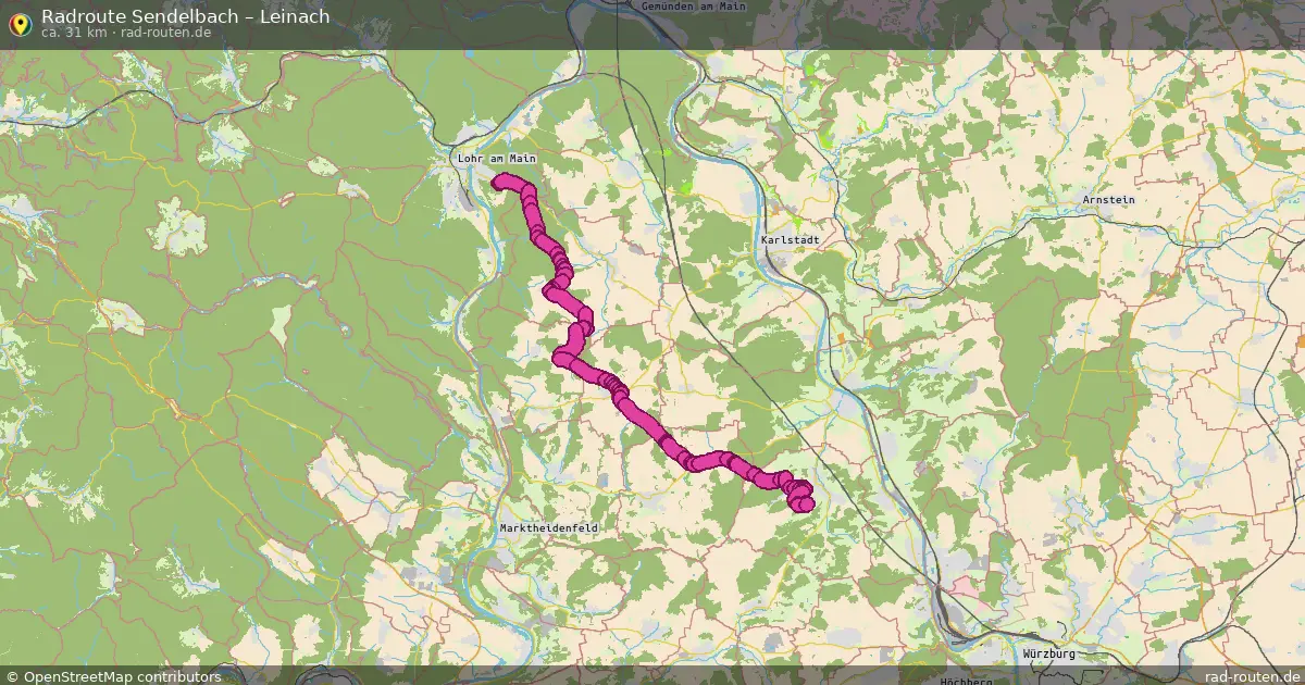 Radtour Sendelbach – Leinach