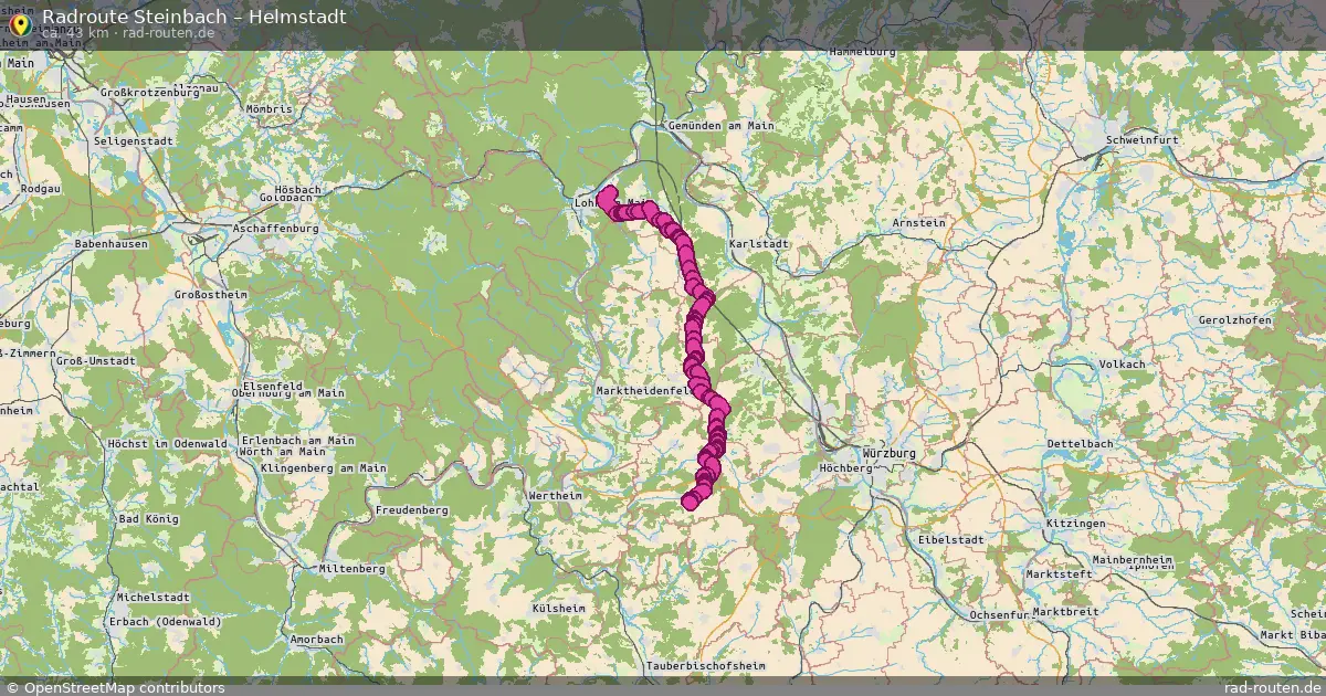 Radtour Steinbach – Helmstadt