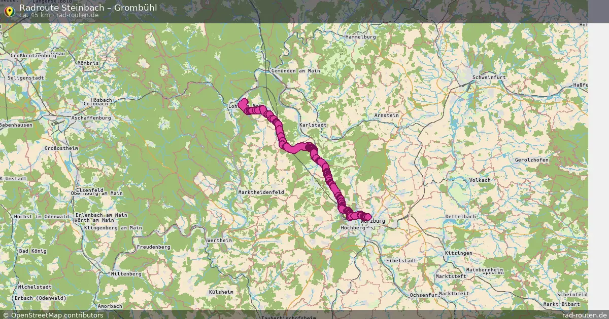 Radtour Steinbach – Grombühl