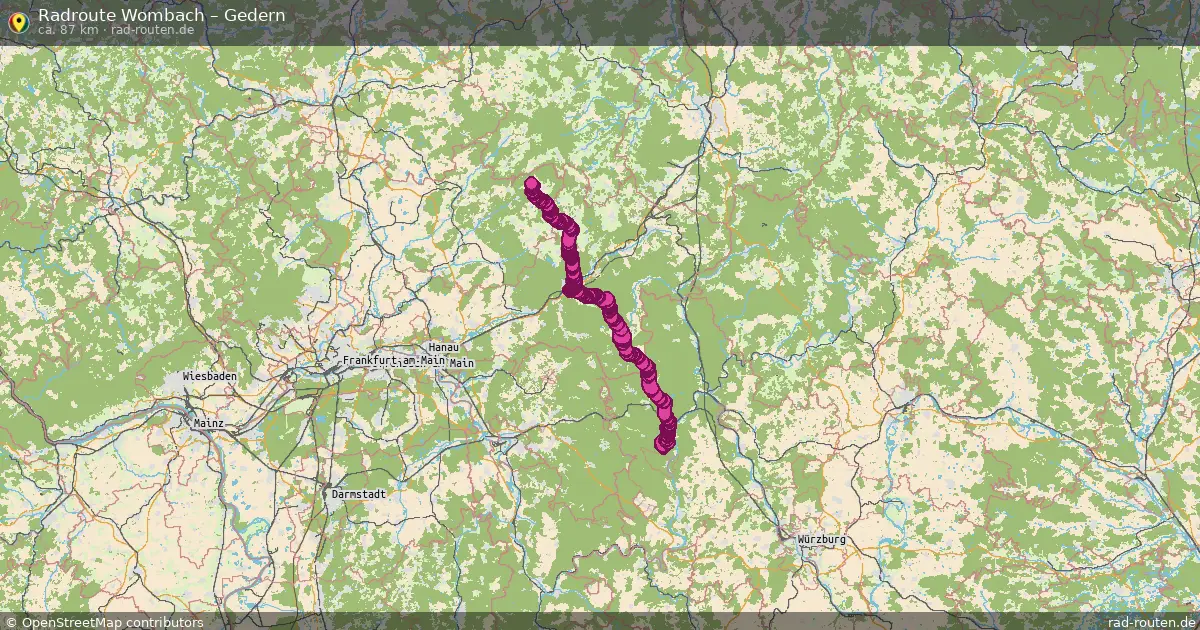 Radtour Wombach – Gedern