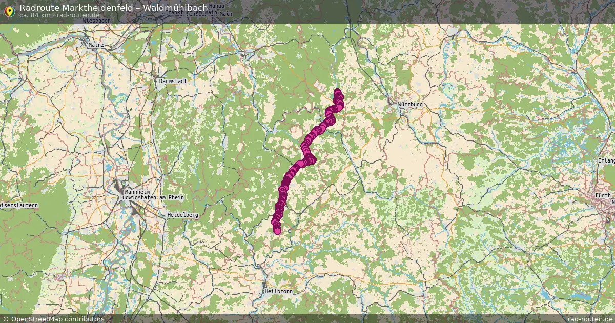 Radtour Marktheidenfeld – Waldmühlbach
